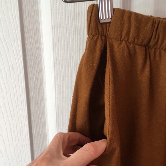 Uniform Handmade Raw Silk Belle Wide Leg Slacks, S - Picture 3 of 9